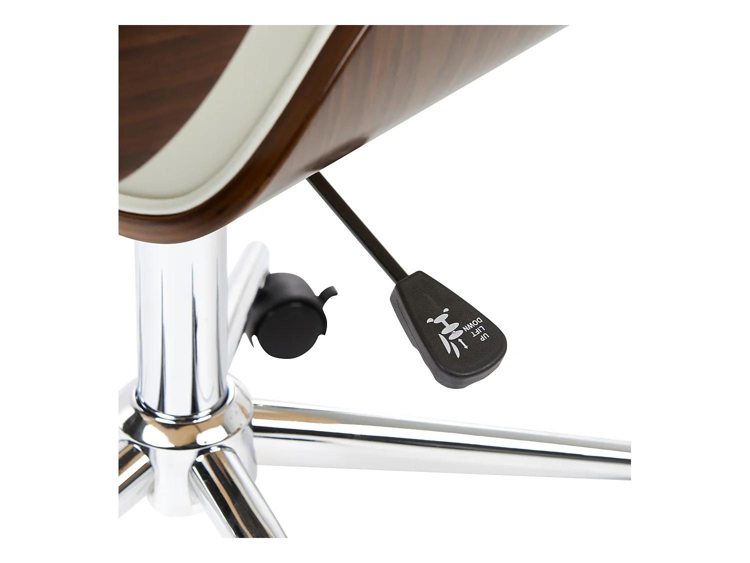 Bureaustoel Draaibaar TOTOWA Kunstleer Wit