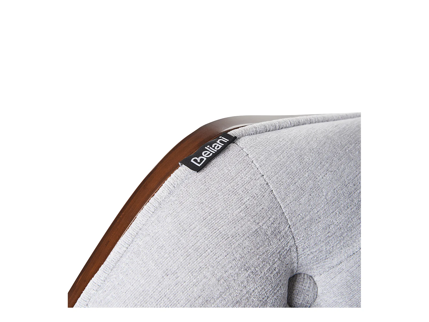 Chaise de bureau LOMPOC Lin synthétique Gris