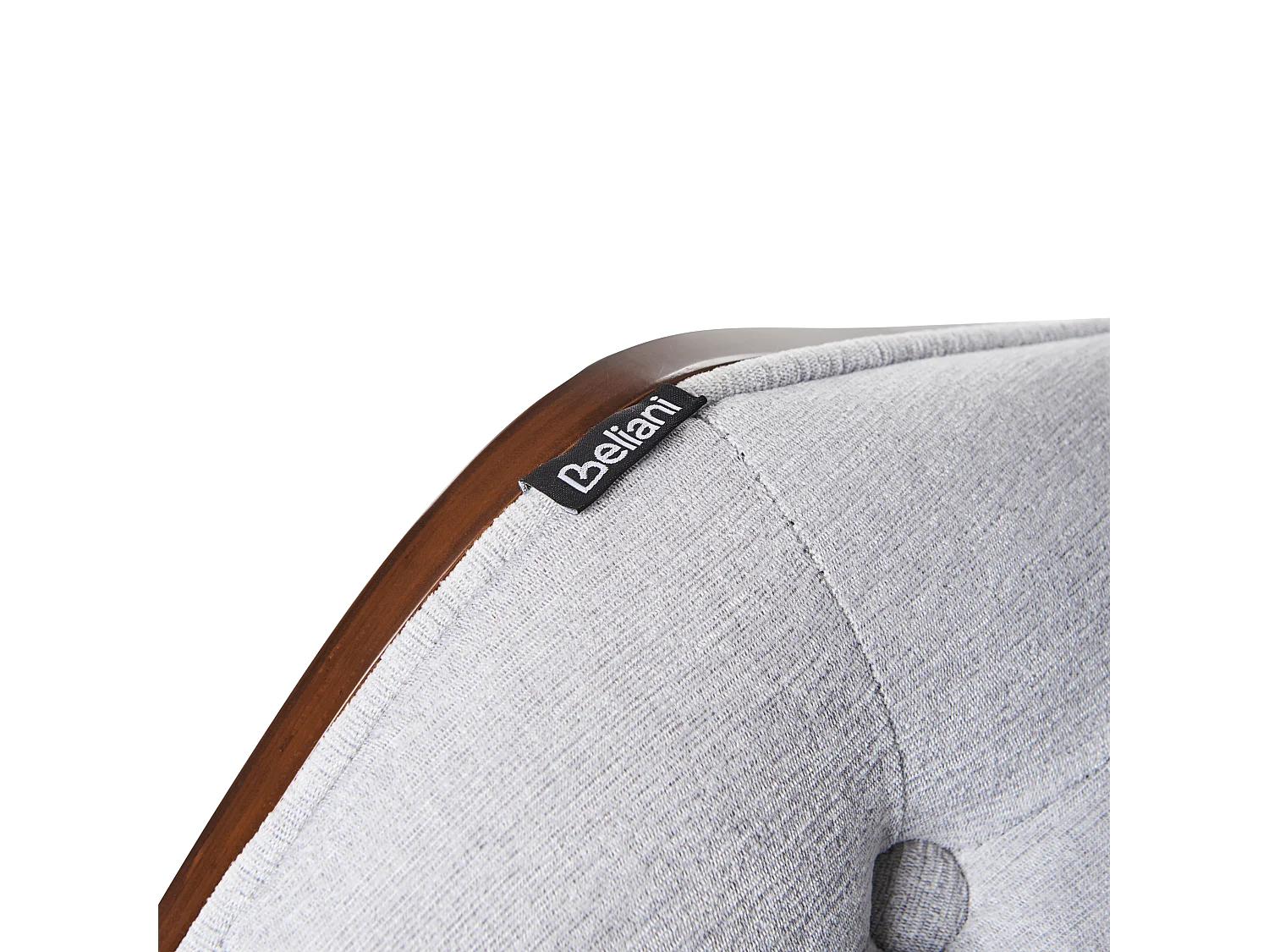 Chaise de bureau LOMPOC Lin synthétique Gris