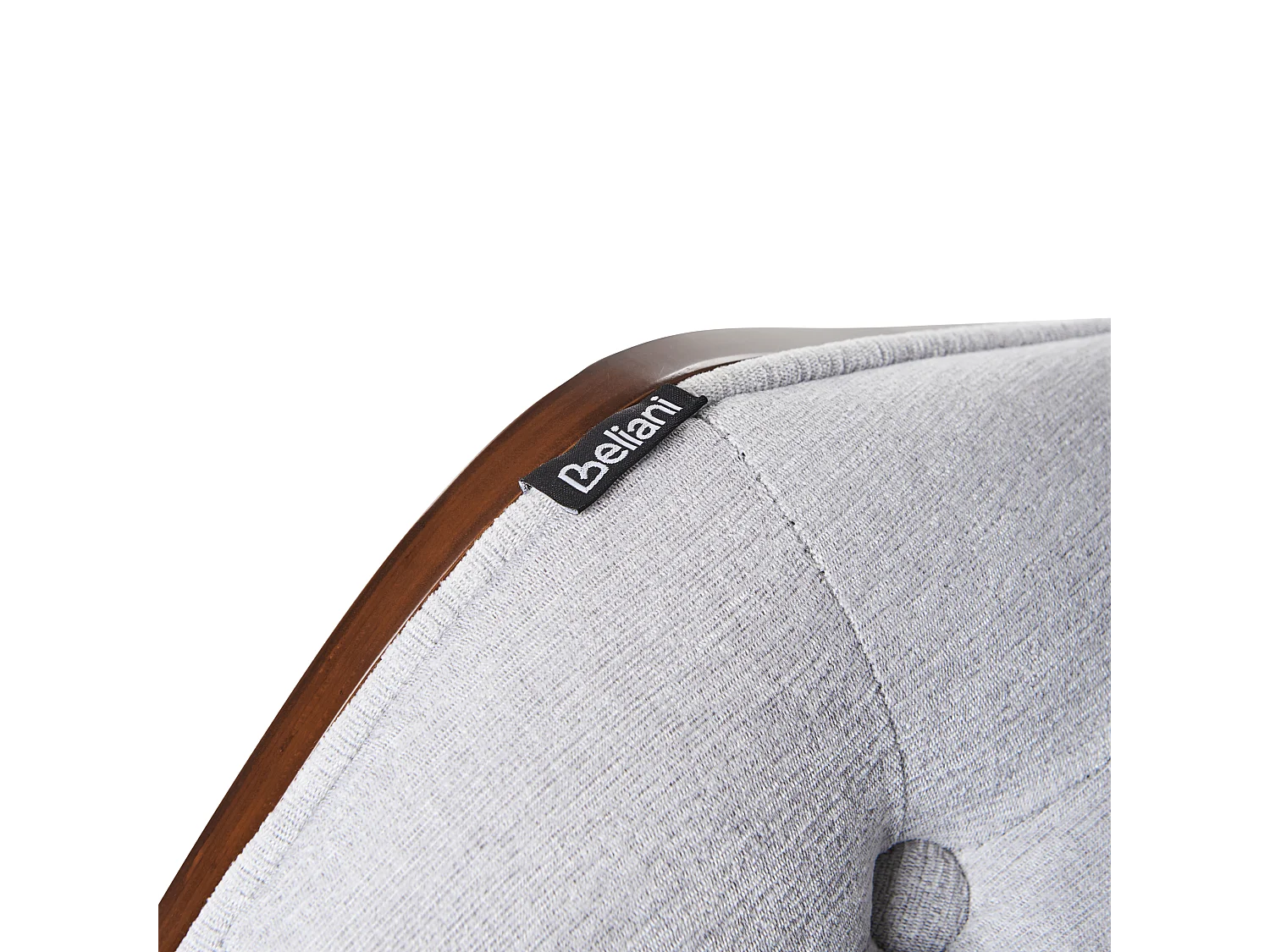 Cadeira de escritório LOMPOC Linho sintético Cinzento