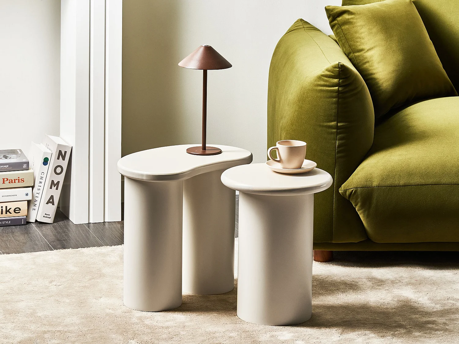 Table d'appoint CAMPTI Blanc