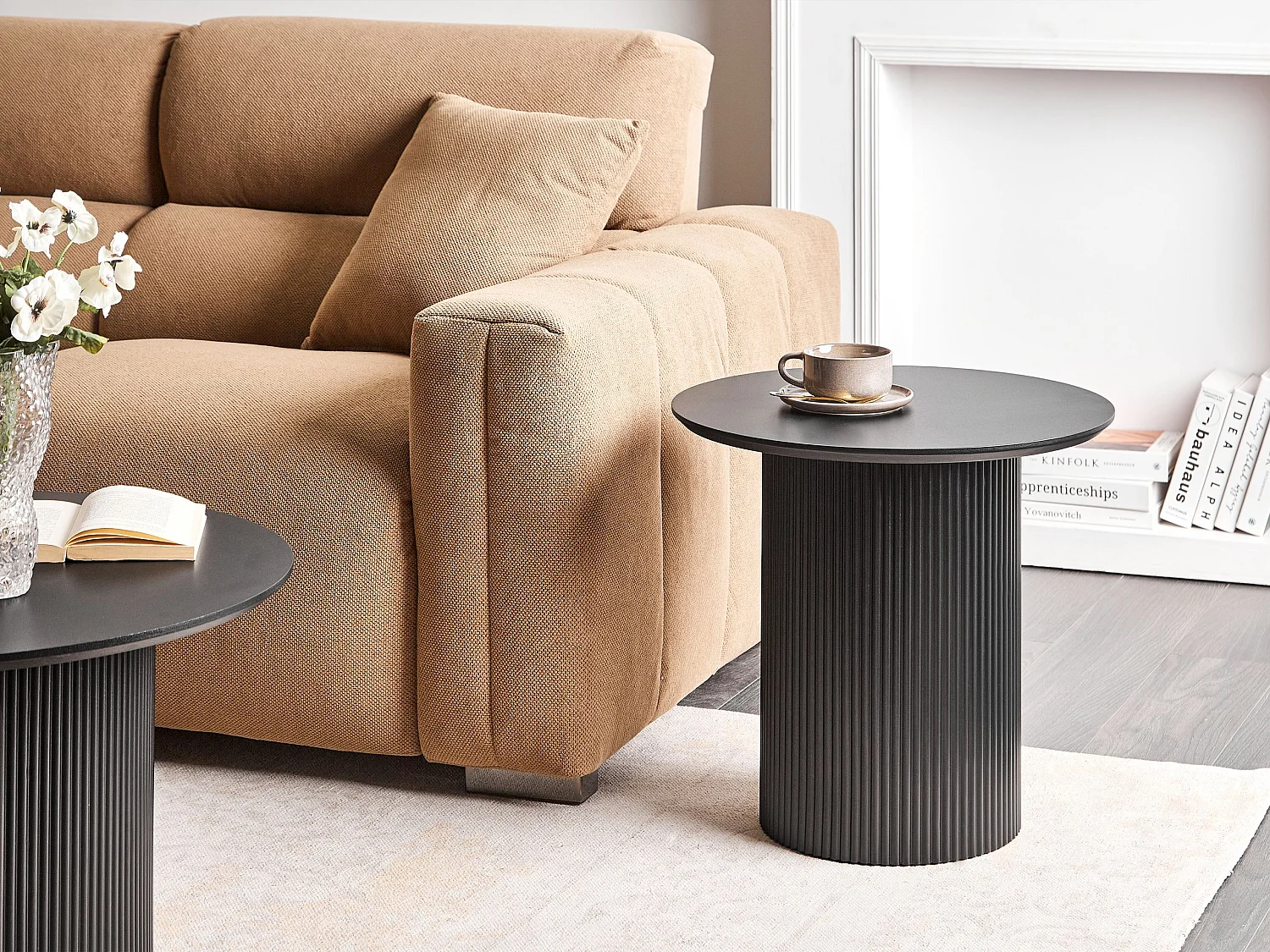 Bijzettafel LEONA Zwart