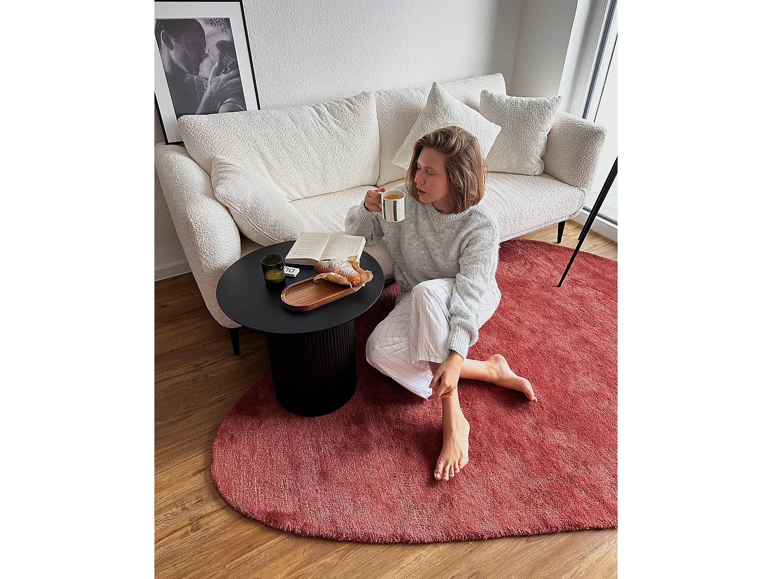 Beistelltisch LEONA Schwarz