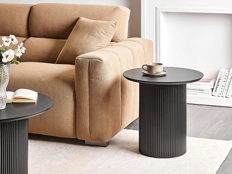 Beistelltisch LEONA Schwarz