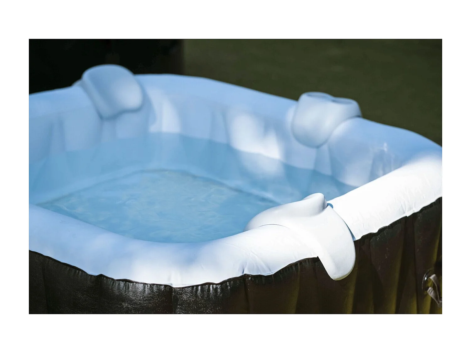 Appuie tête pour spa gonflable - Ospazia - Dimensions : 23 x 23 x 12 cm - Compatible autres marques