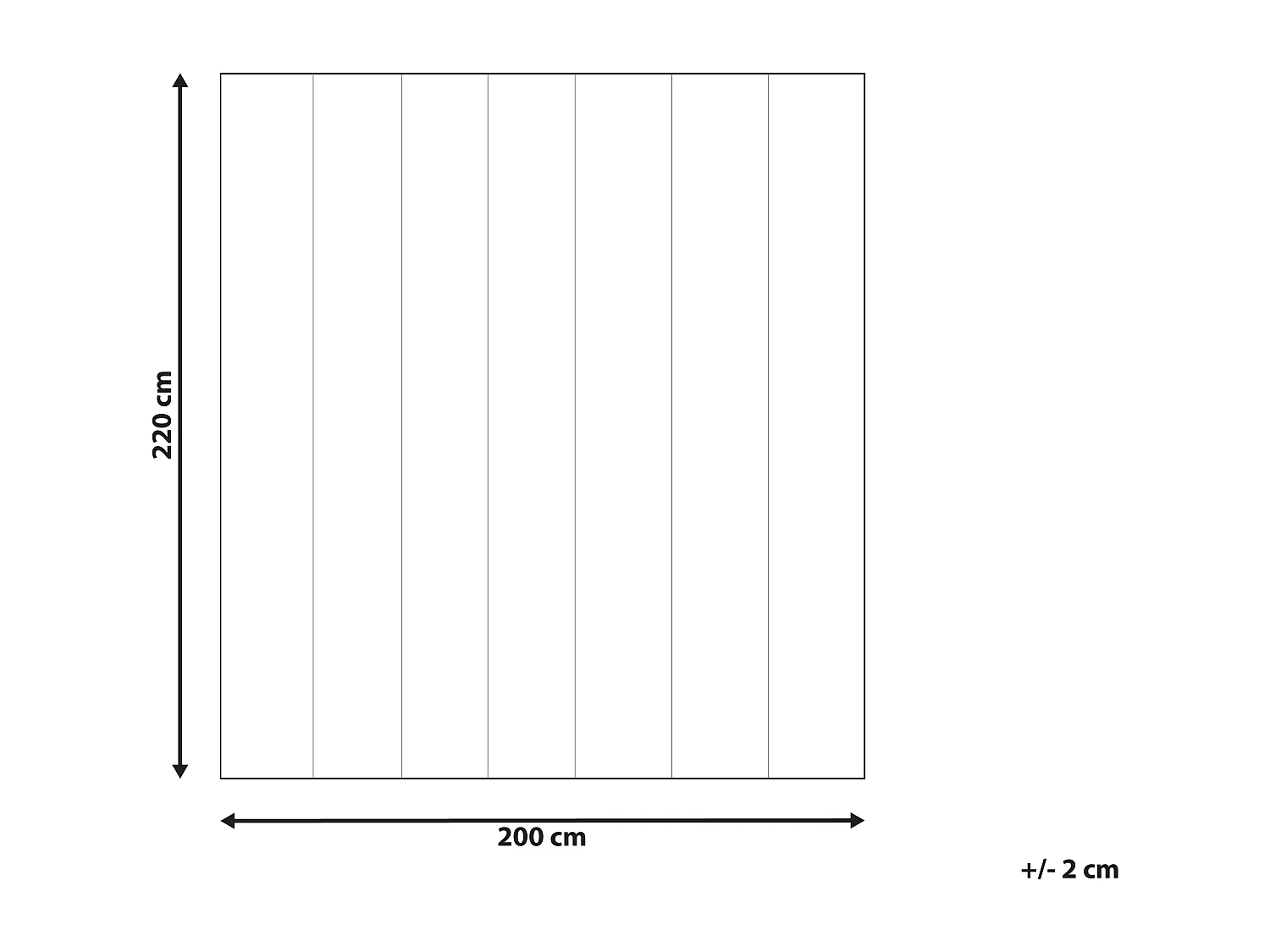 Couette moyennement chaude HOWERLA Polyester 200 x 220 cm