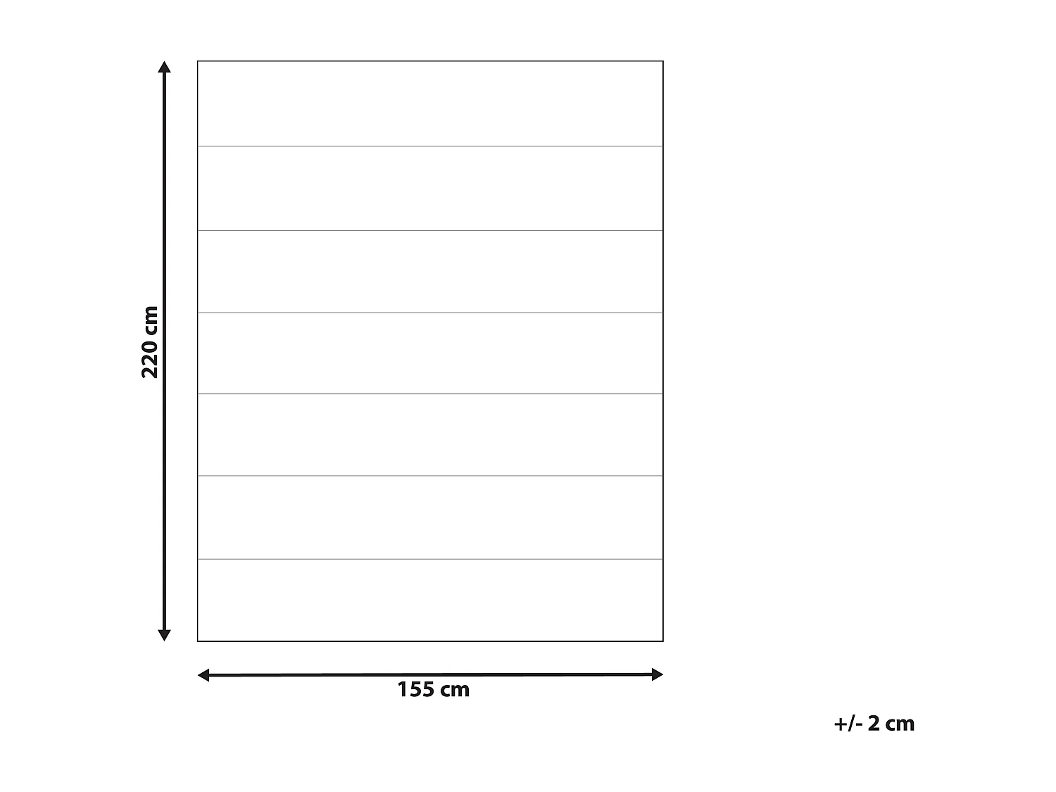 Mittelwarme Bettdecke HOWERLA Polyester 155 x 220 cm