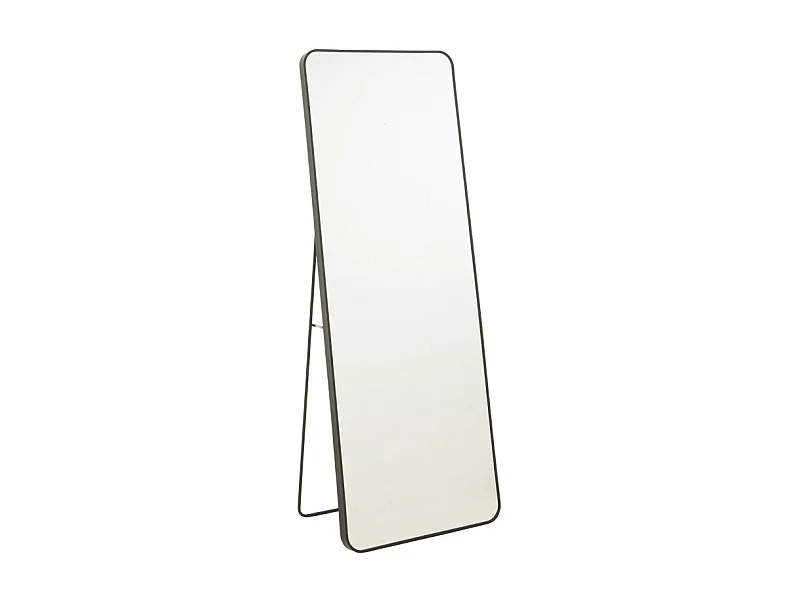 Miroir sur Pied Rectangle "Lazaro" 150cm Noir