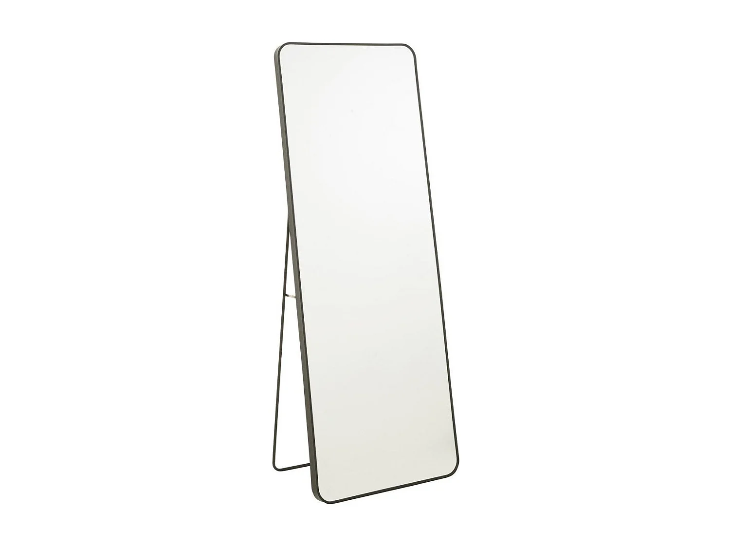 Miroir sur Pied Rectangle "Lazaro" 150cm Noir