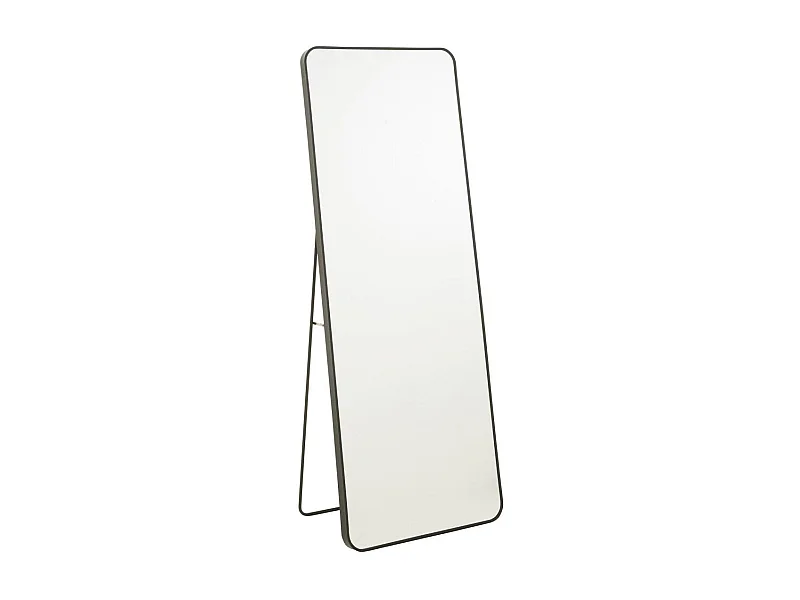 Miroir sur Pied Rectangle "Lazaro" 150cm Noir