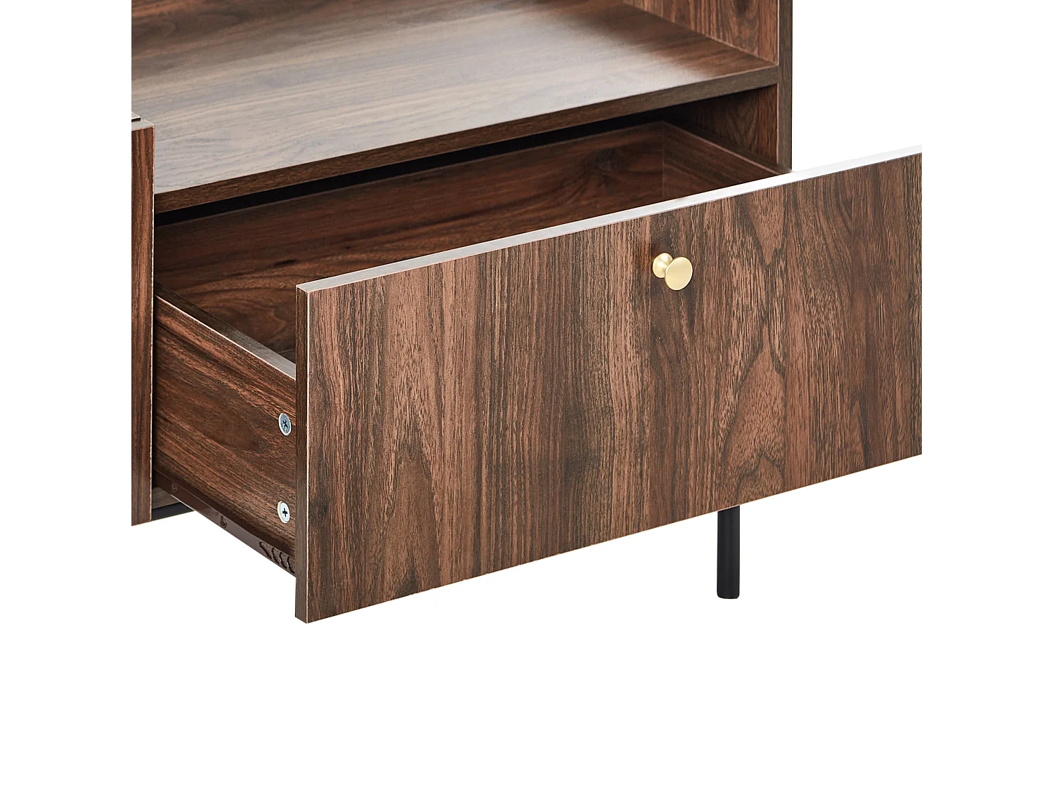 TV-meubel LISMORE Donkerbruin