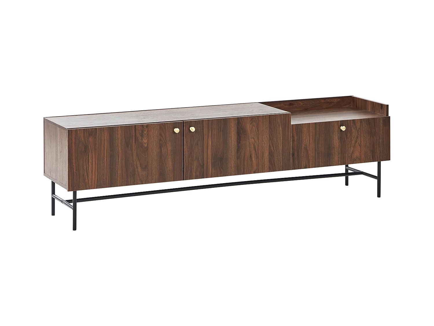 Meuble TV LISMORE Marron foncé