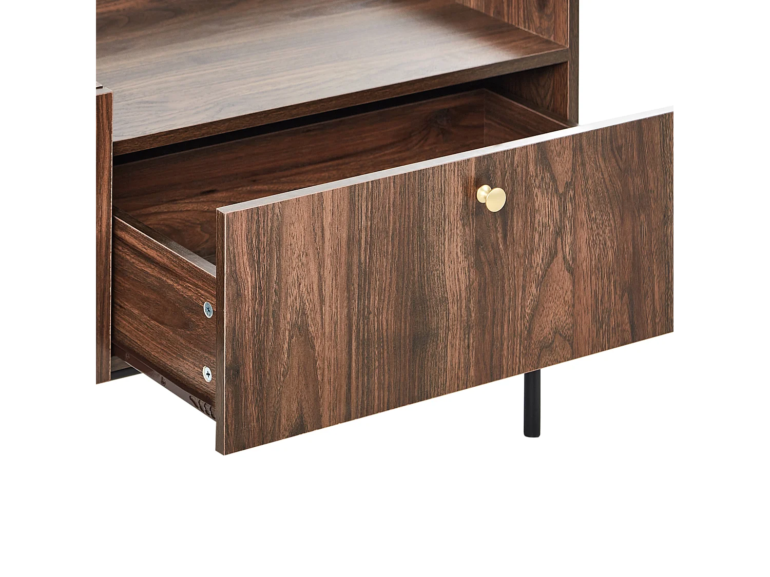 Meuble TV LISMORE Marron foncé