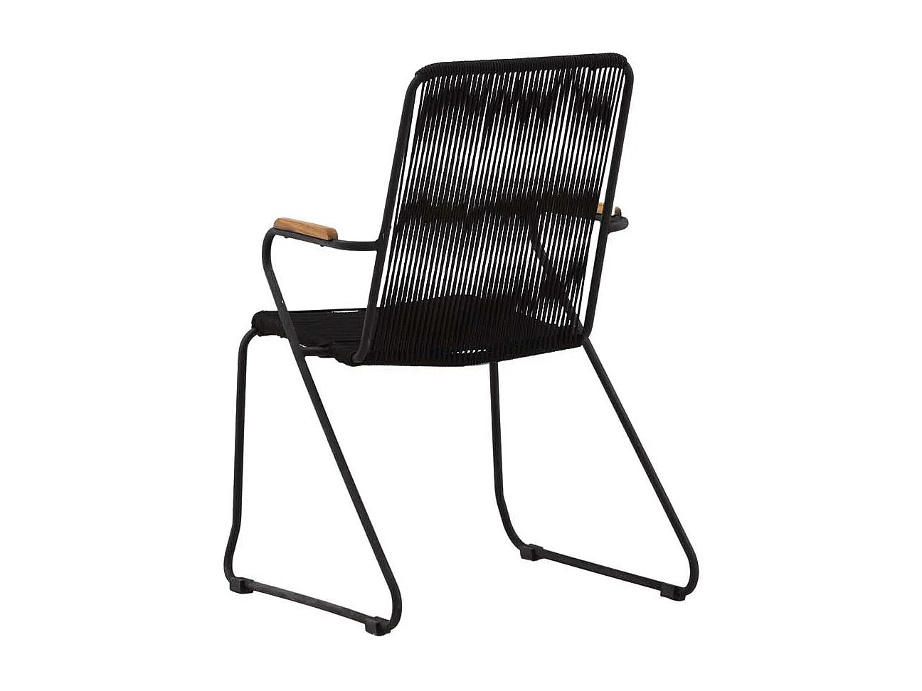 Chaise de Jardin "Barton" 82cm Noir