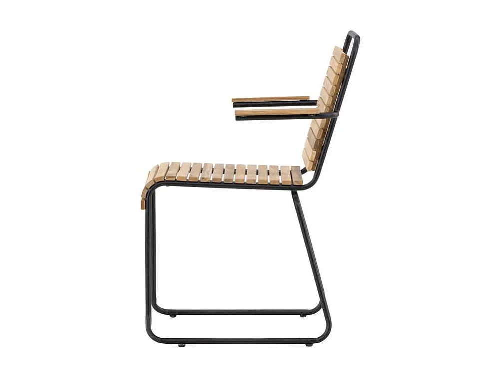 Chaise de Jardin "Barton" 82cm Noir