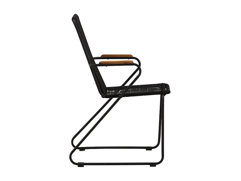Chaise de Jardin "Barton" 82cm Noir