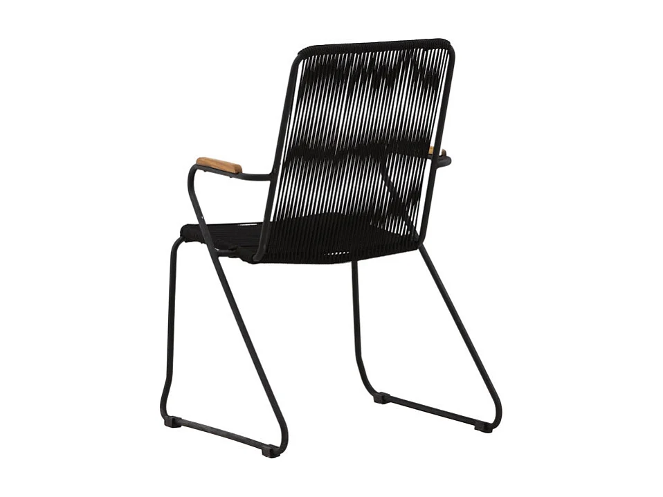Chaise de Jardin "Barton" 82cm Noir