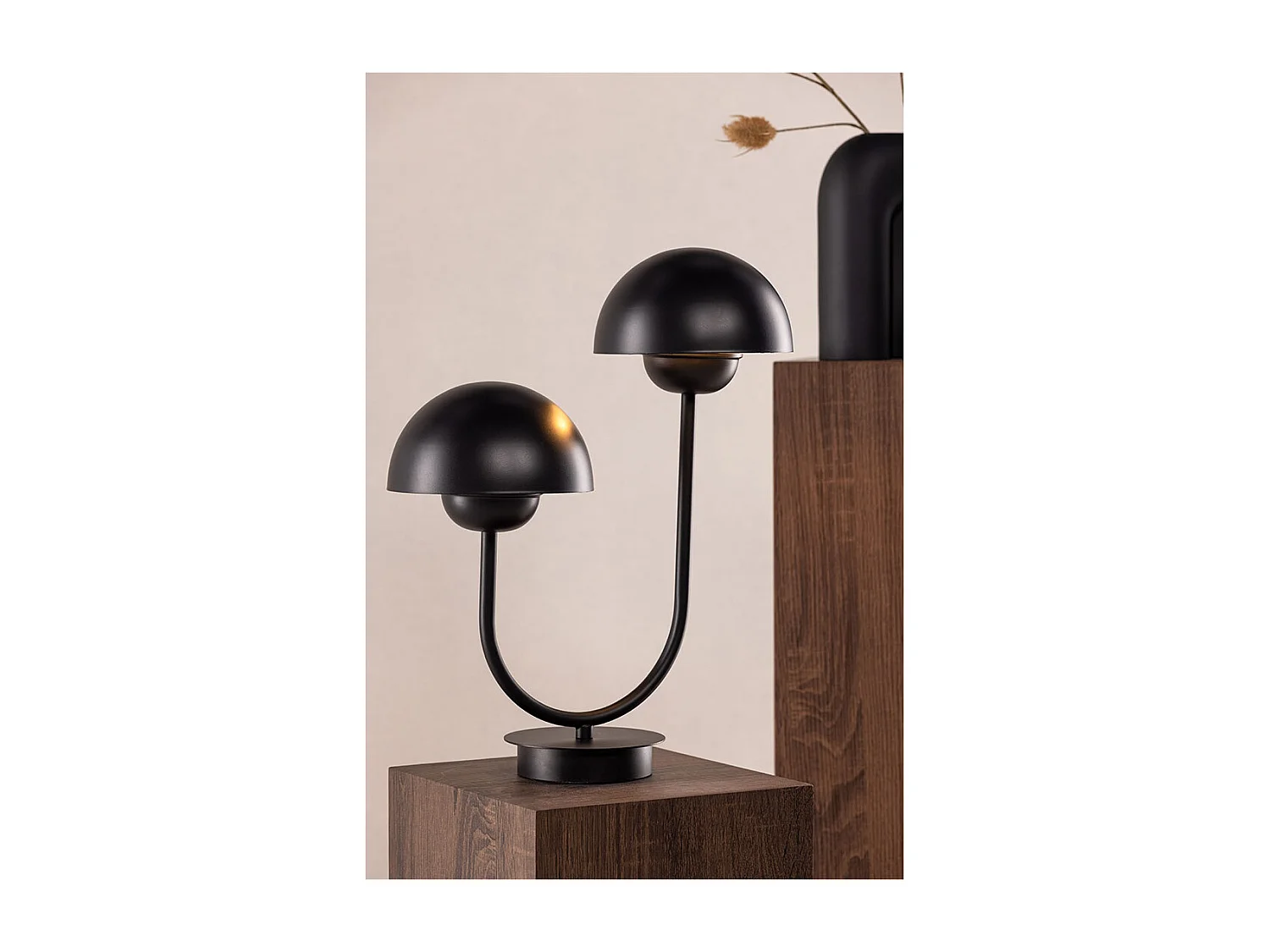 Lyckorna Beleuchtung Tischlampe 31,5x15x38cm schwarz.
