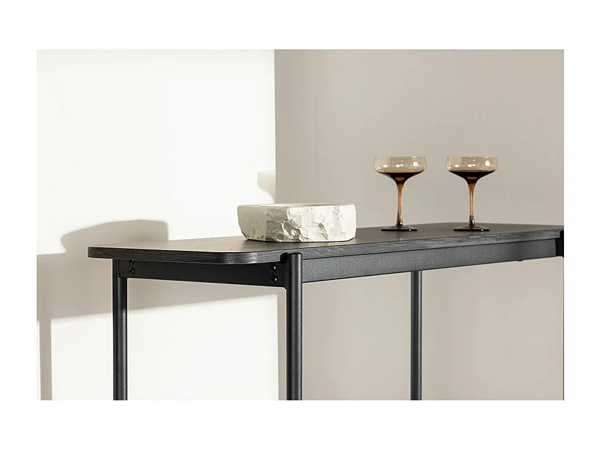 Étagère 3 Niveaux "Heim" 120cm Noir