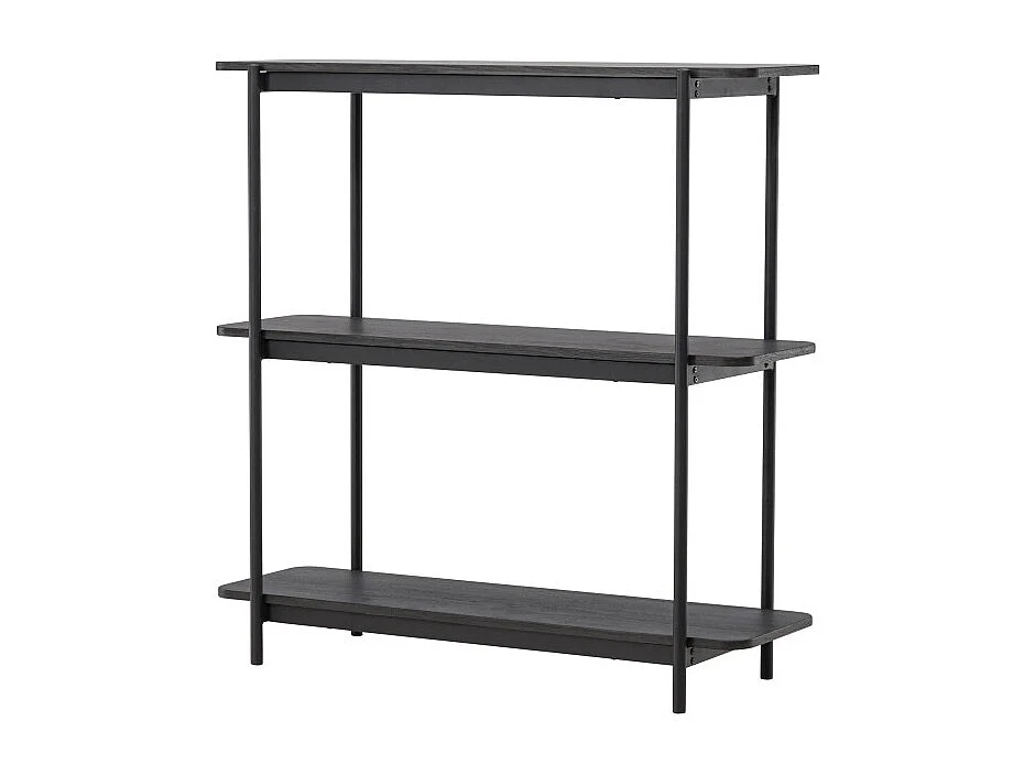 Étagère 3 Niveaux "Heim" 120cm Noir