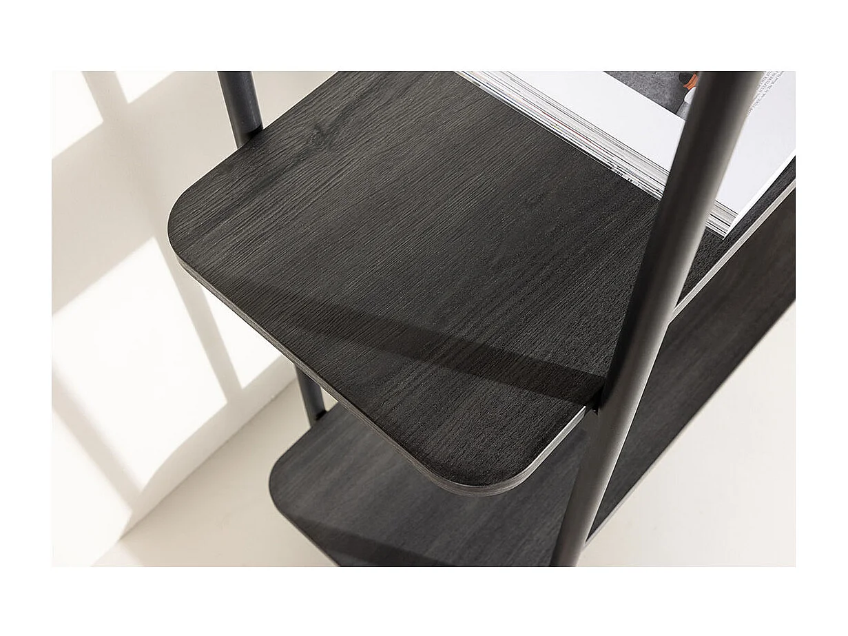 Étagère 3 Niveaux "Heim" 120cm Noir