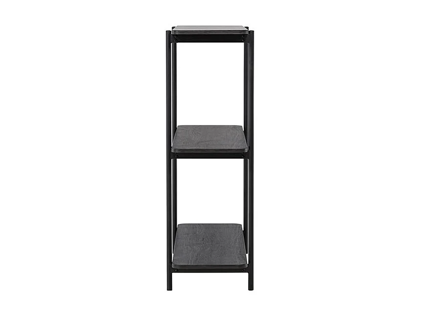 Heim bibliothèque 120 cm 3 étagères noir.