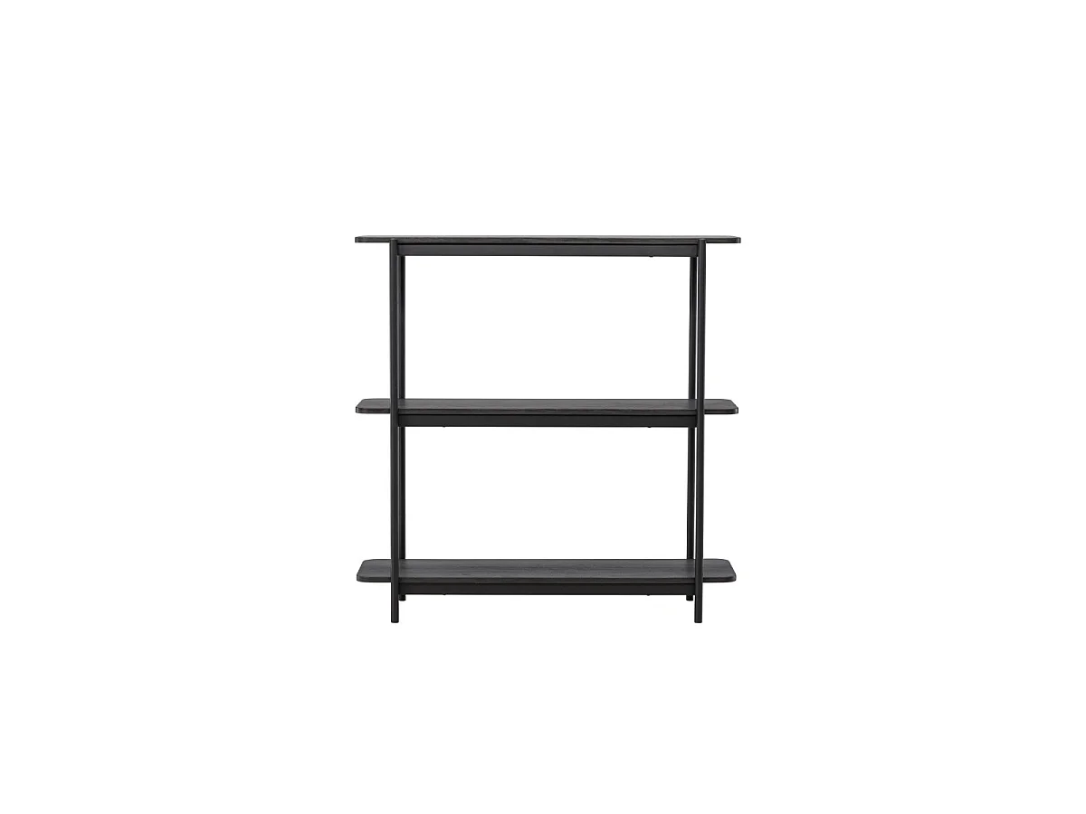 Heim wandkast 120 cm 3 planken zwart.