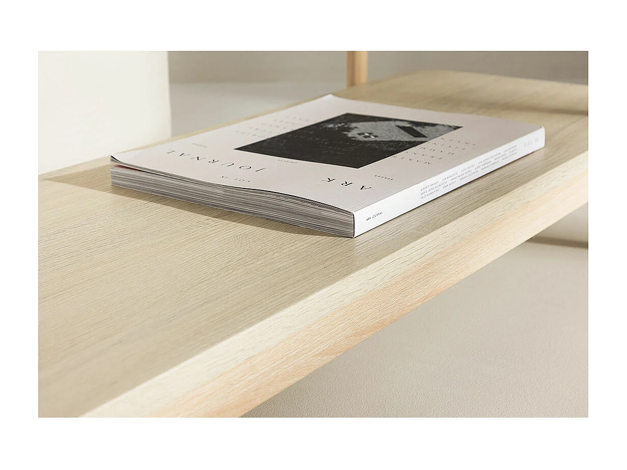 Étagère 3 Niveaux "Heim" 120cm Naturel