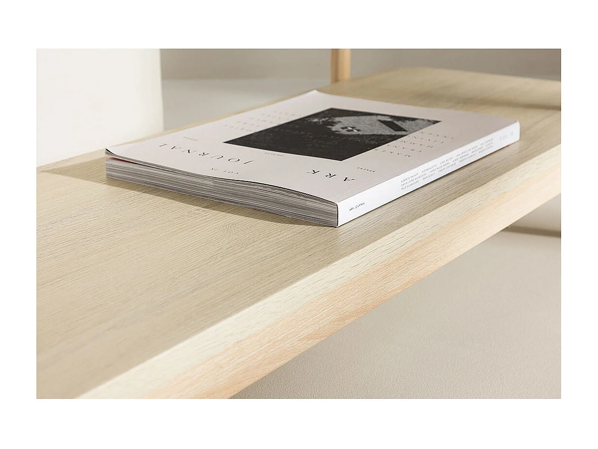 Étagère 3 Niveaux "Heim" 120cm Naturel