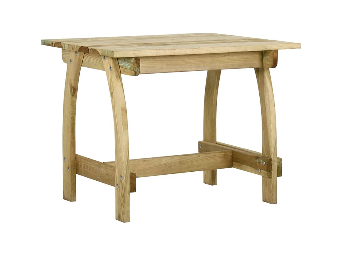 Table de jardin 110x74x75 cm Bois de pin imprégné GHR43548