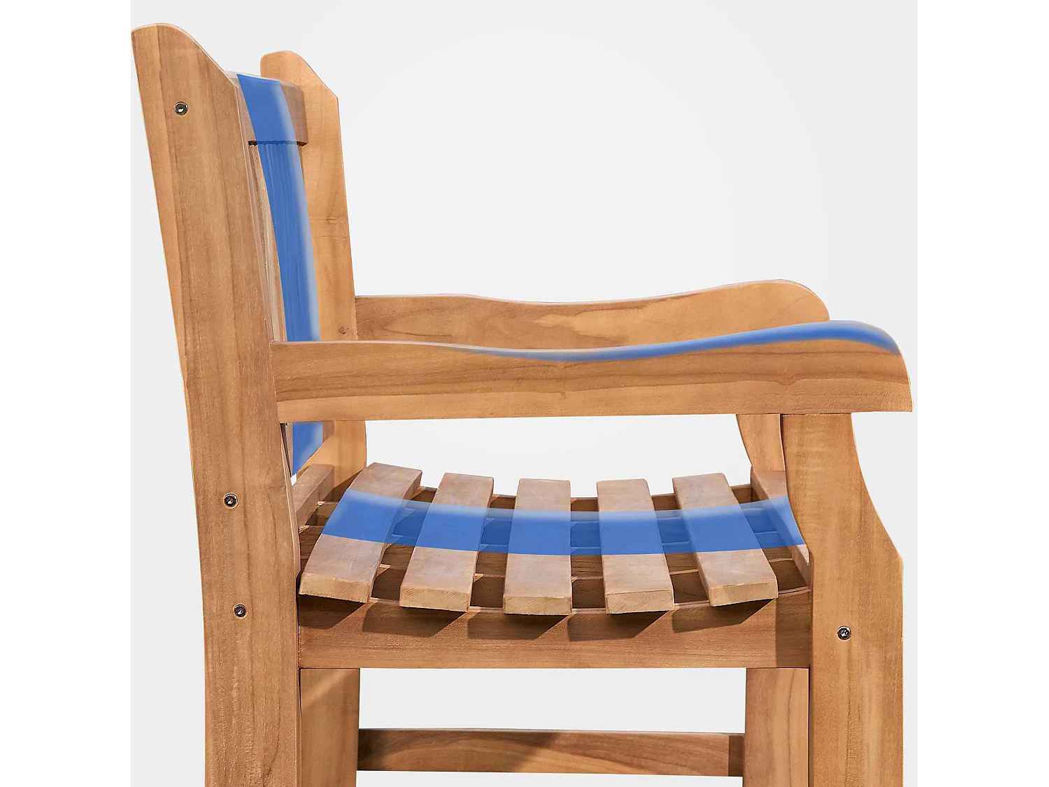 Banc de jardin - Bois - Teck - Teakbank 120 cm mit Abdeckhaube