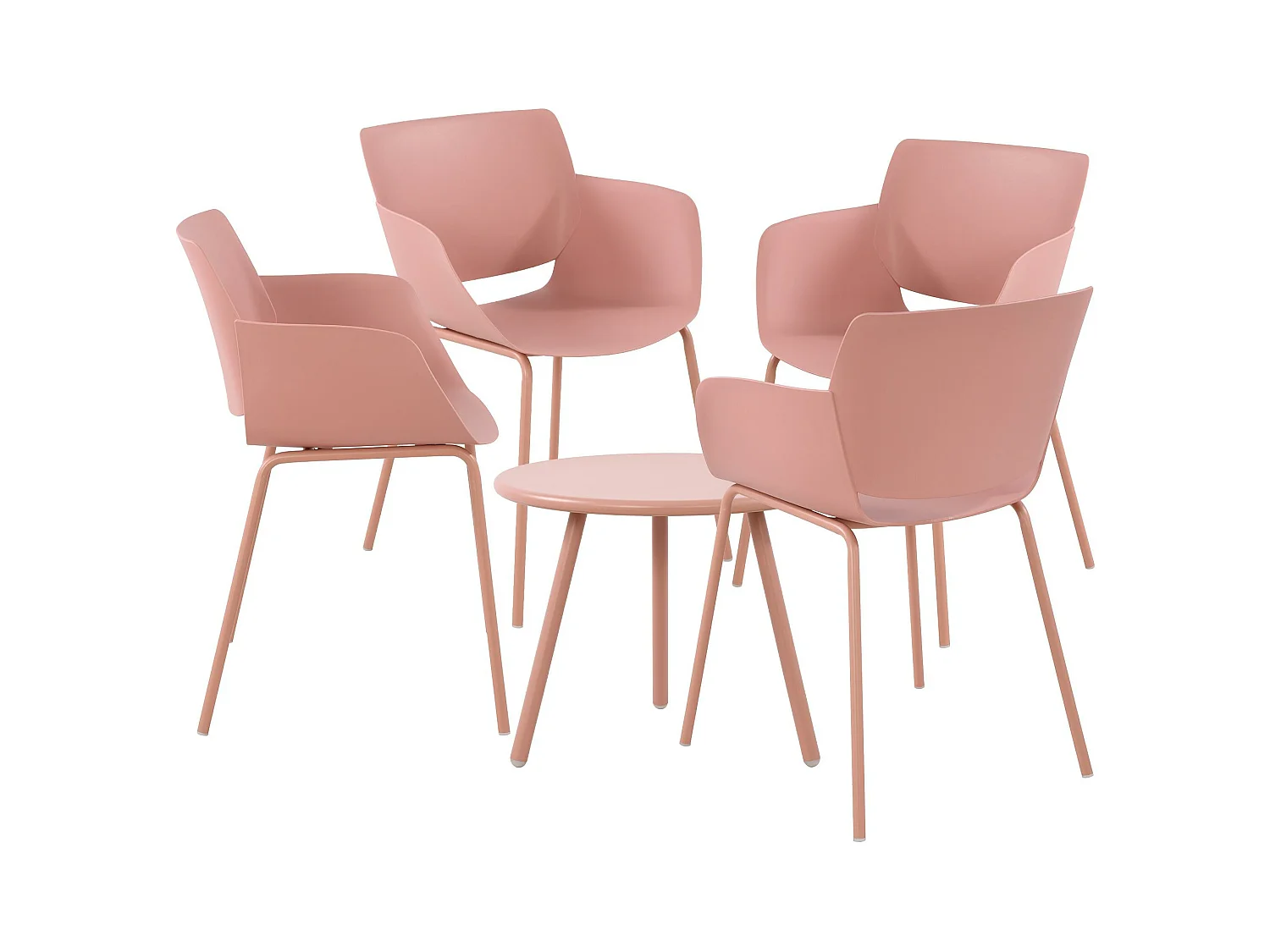 Ensemble de jardin - Table + 4 Chaises - Berena