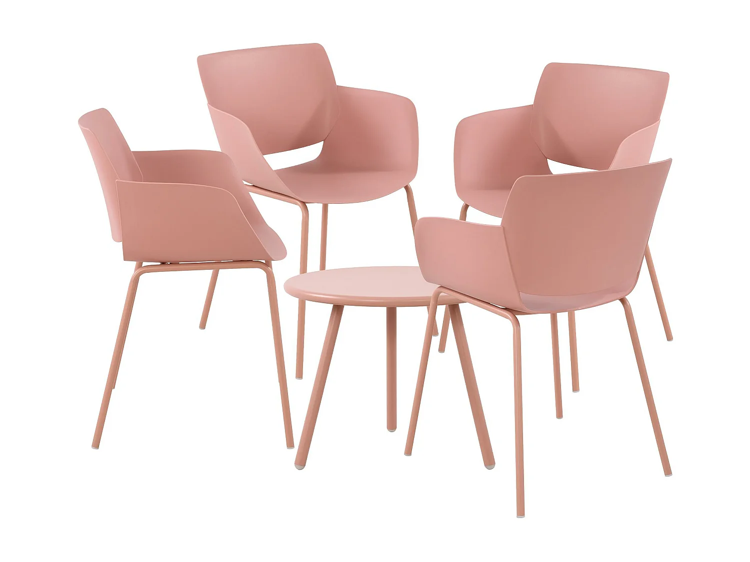 Ensemble de jardin - Table + 4 Chaises - Berena