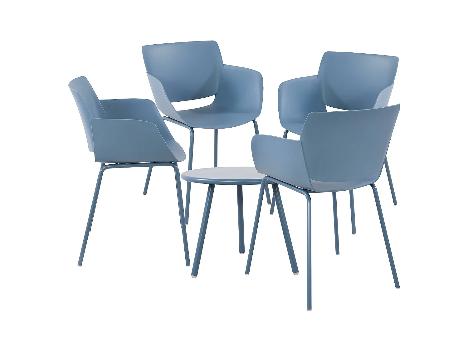 Ensemble de jardin - Table + 4 Chaises - Berena