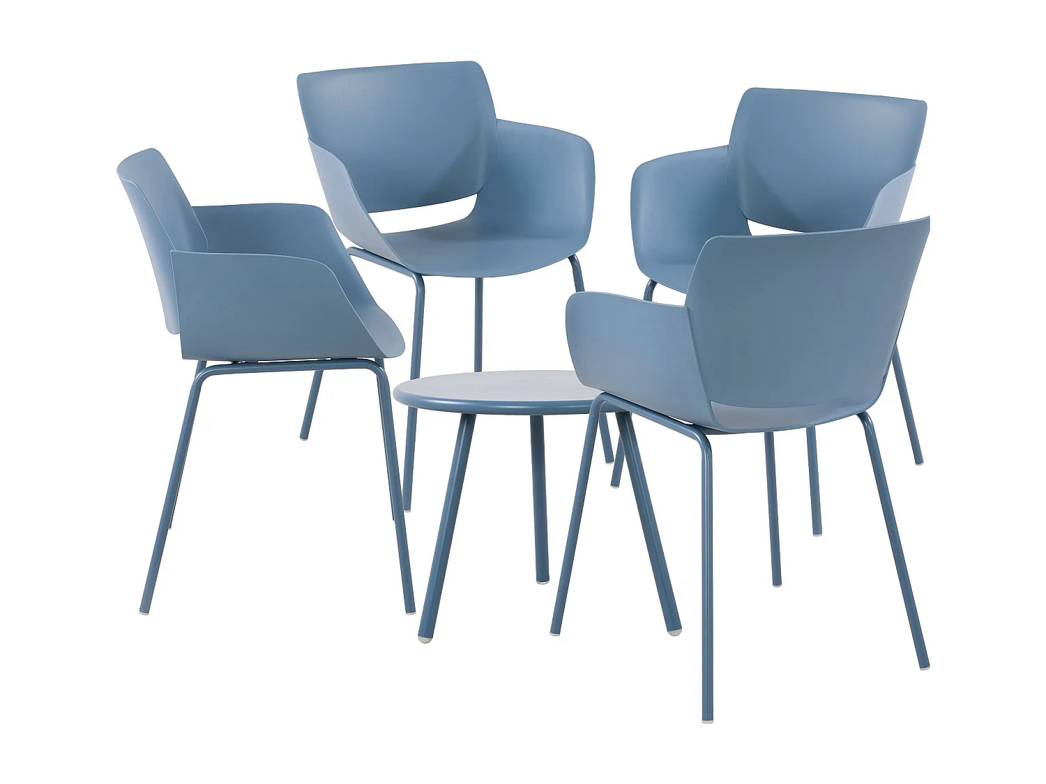 Ensemble de jardin - Table + 4 Chaises - Berena