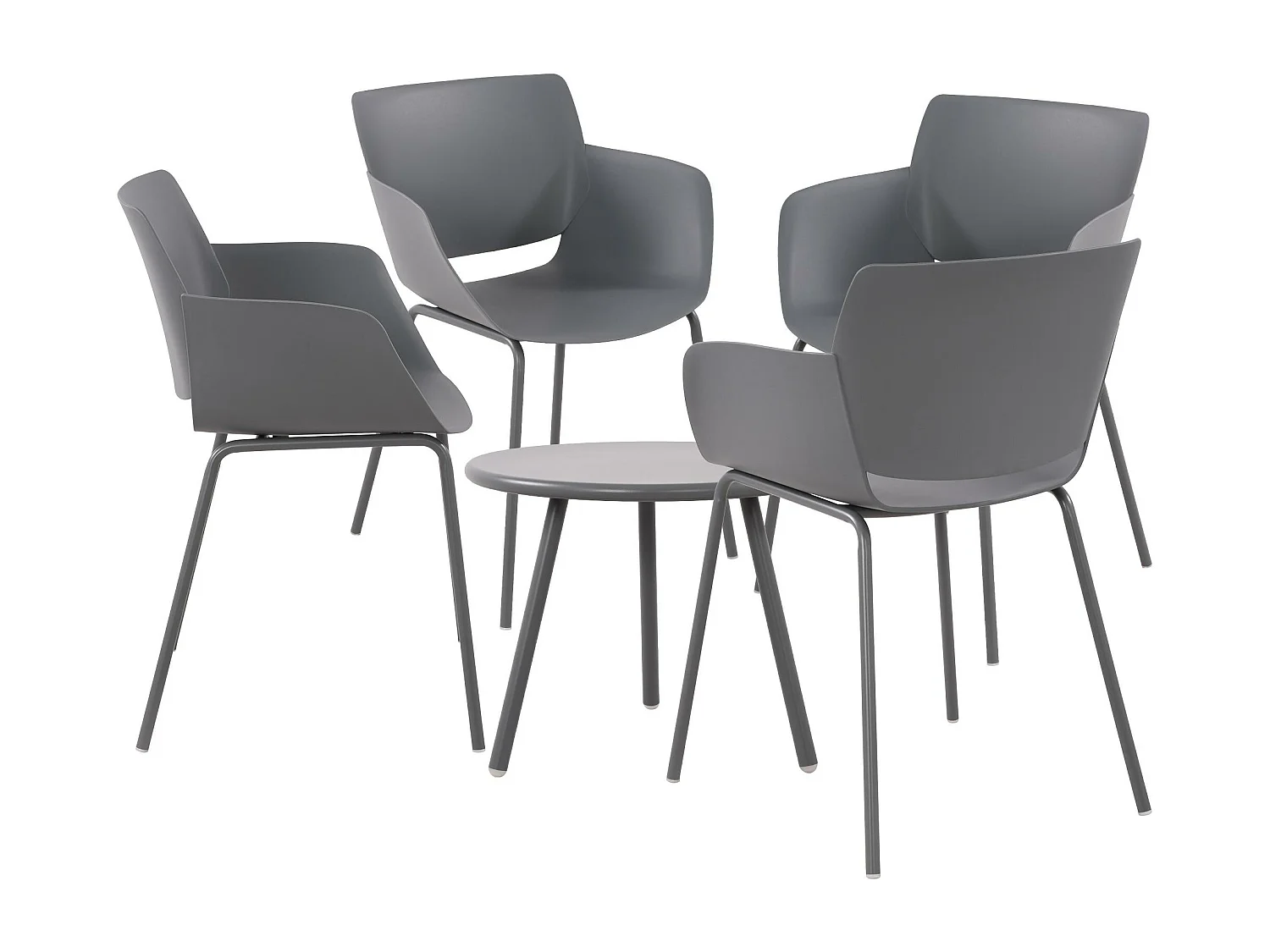 Ensemble de jardin - Table + 4 Chaises - Berena