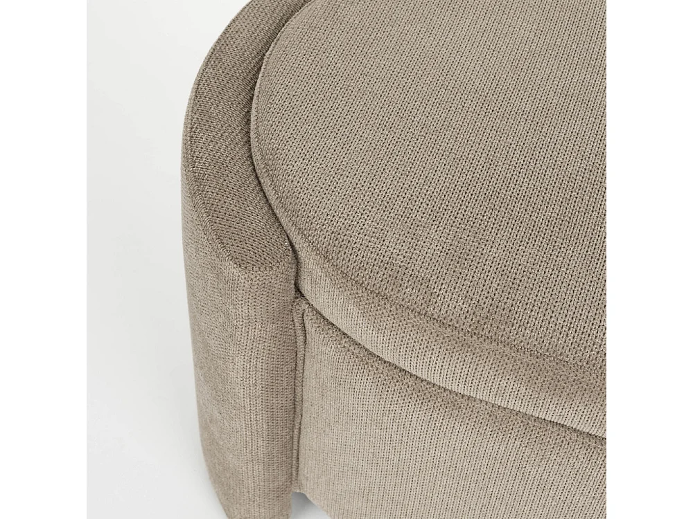 Miro - Banc coffre en tissu L108cm - Gris