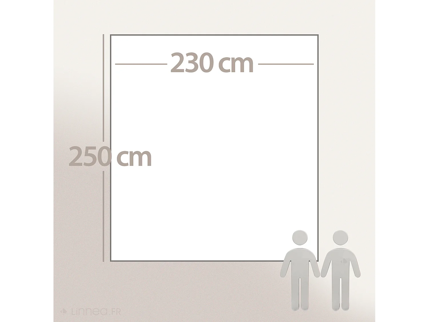 Dessus de lit 230x250 cm BREHAT 100% gaze de coton jaune miel