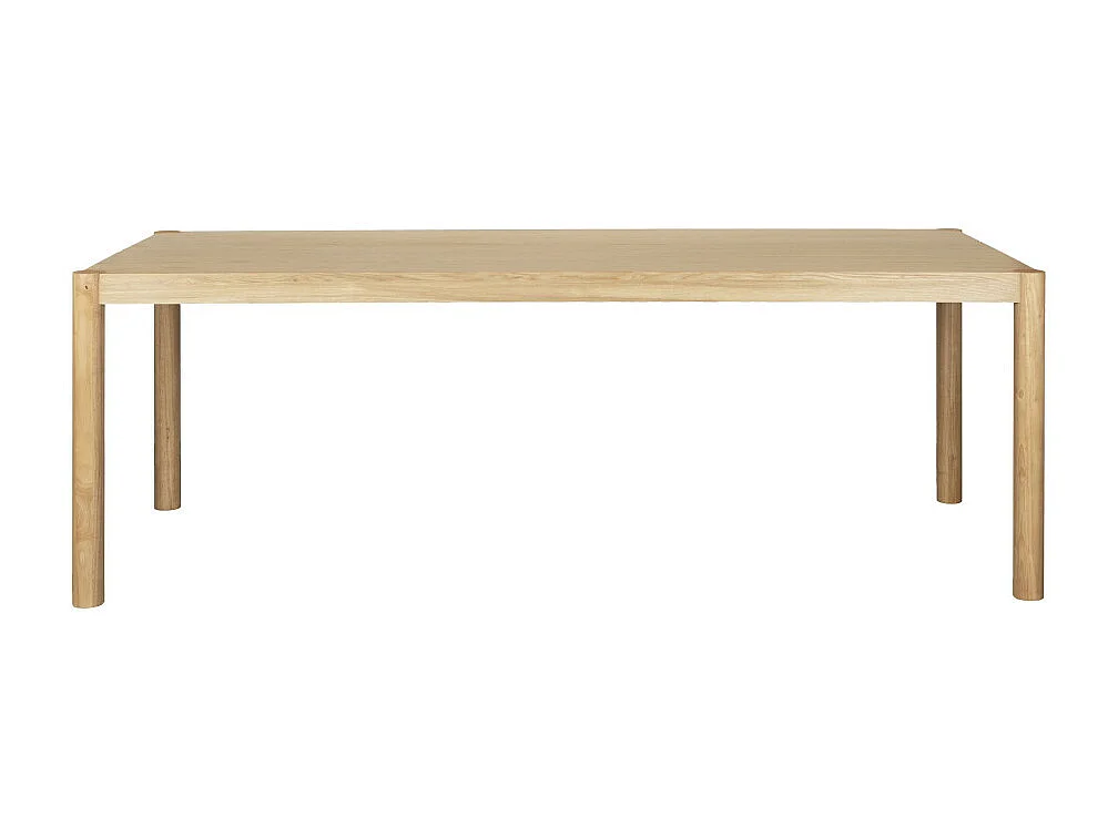 Sticks - Table à manger 8 personnes en bois - Bois clair