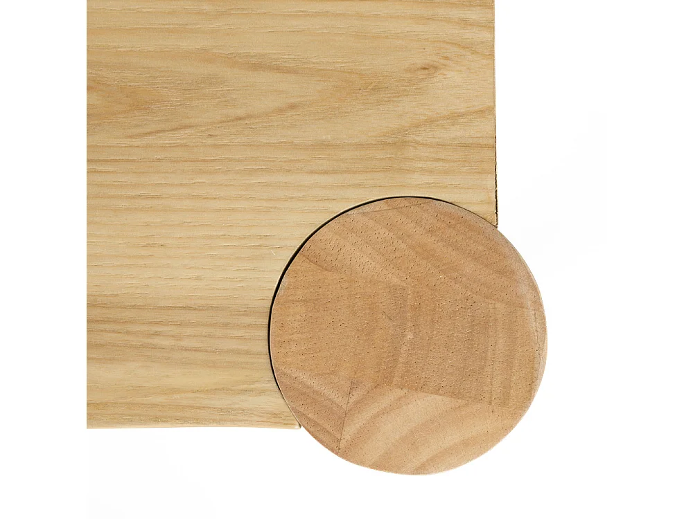 Sticks - Table à manger 8 personnes en bois - Bois clair