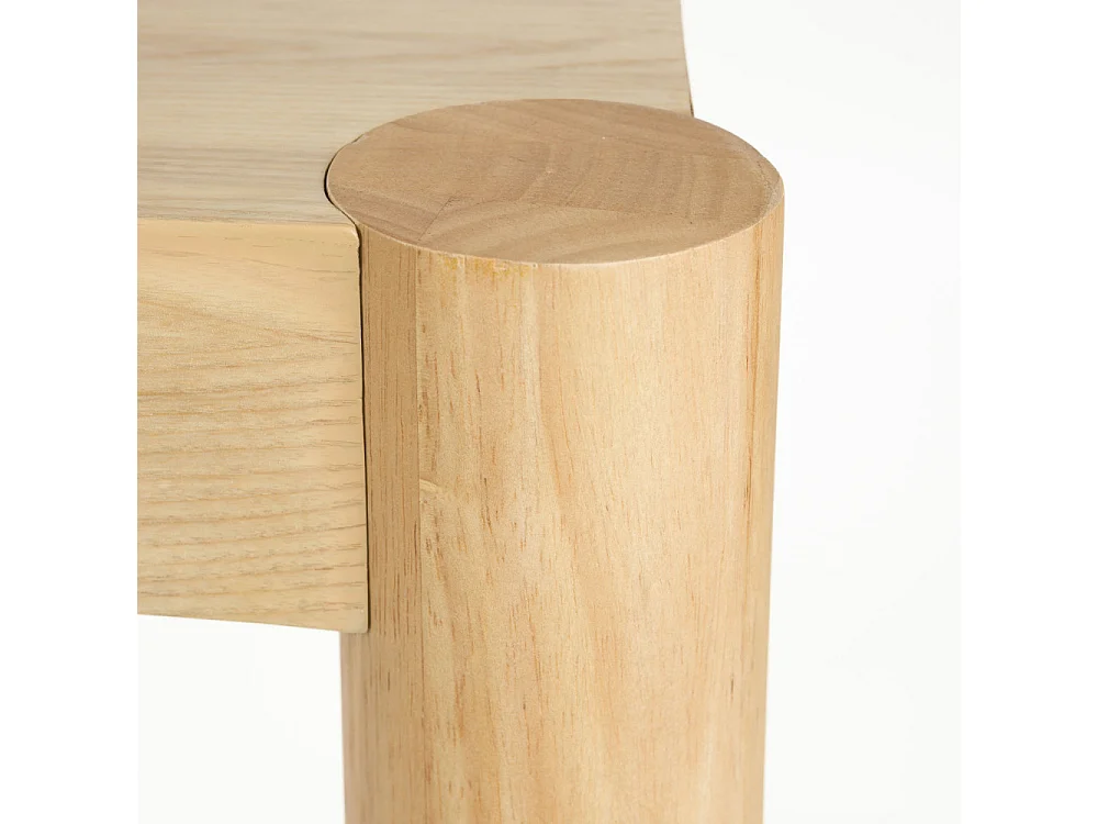 Sticks - Table à manger 8 personnes en bois - Bois clair