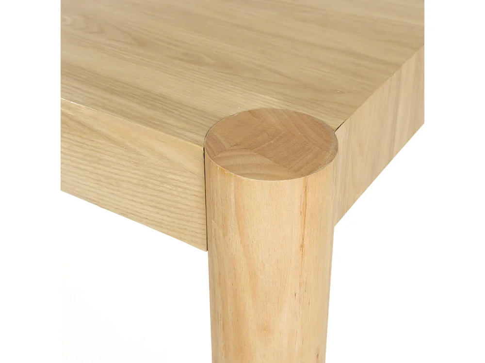 Sticks - Table à manger 8 personnes en bois - Bois clair