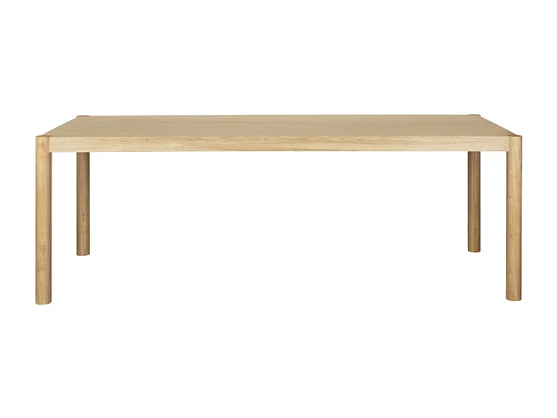 Sticks - Table à manger 10 personnes en bois - Bois clair