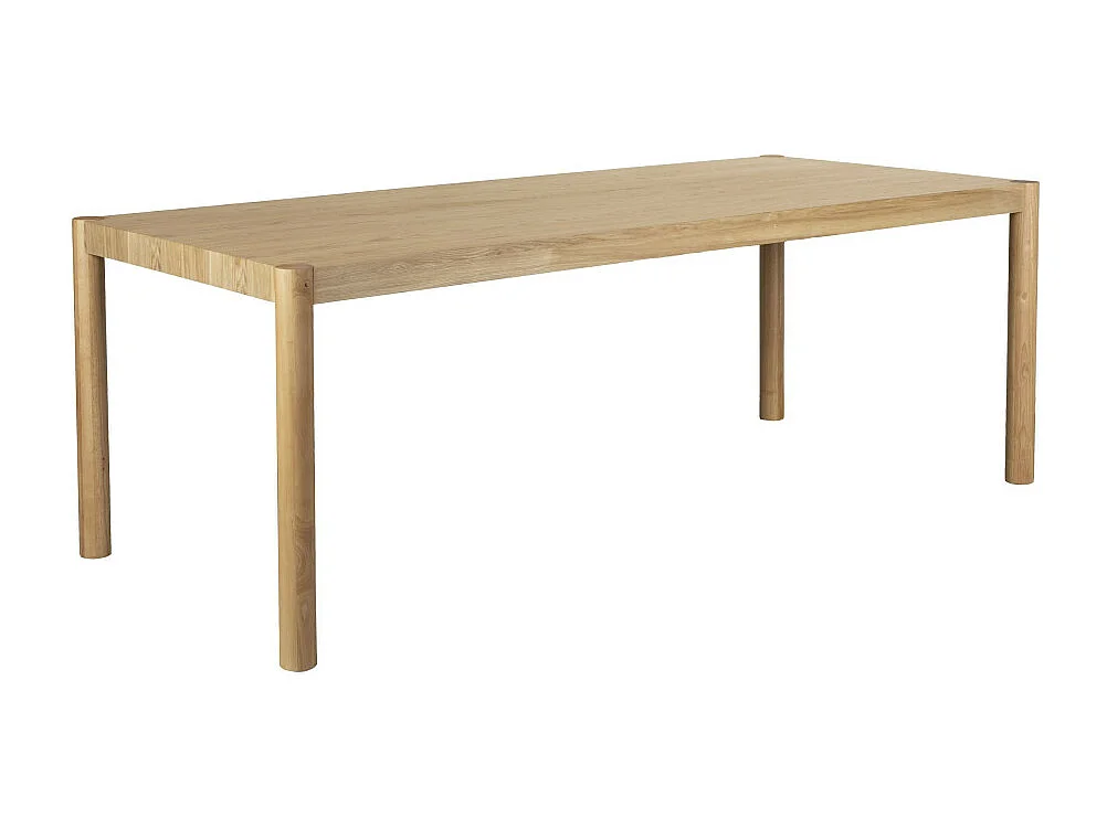 Sticks - Table à manger 10 personnes en bois - Bois clair