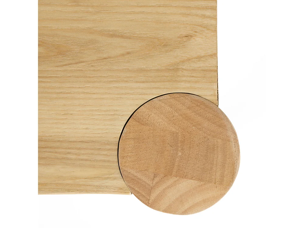 Sticks - Table à manger 10 personnes en bois - Bois clair