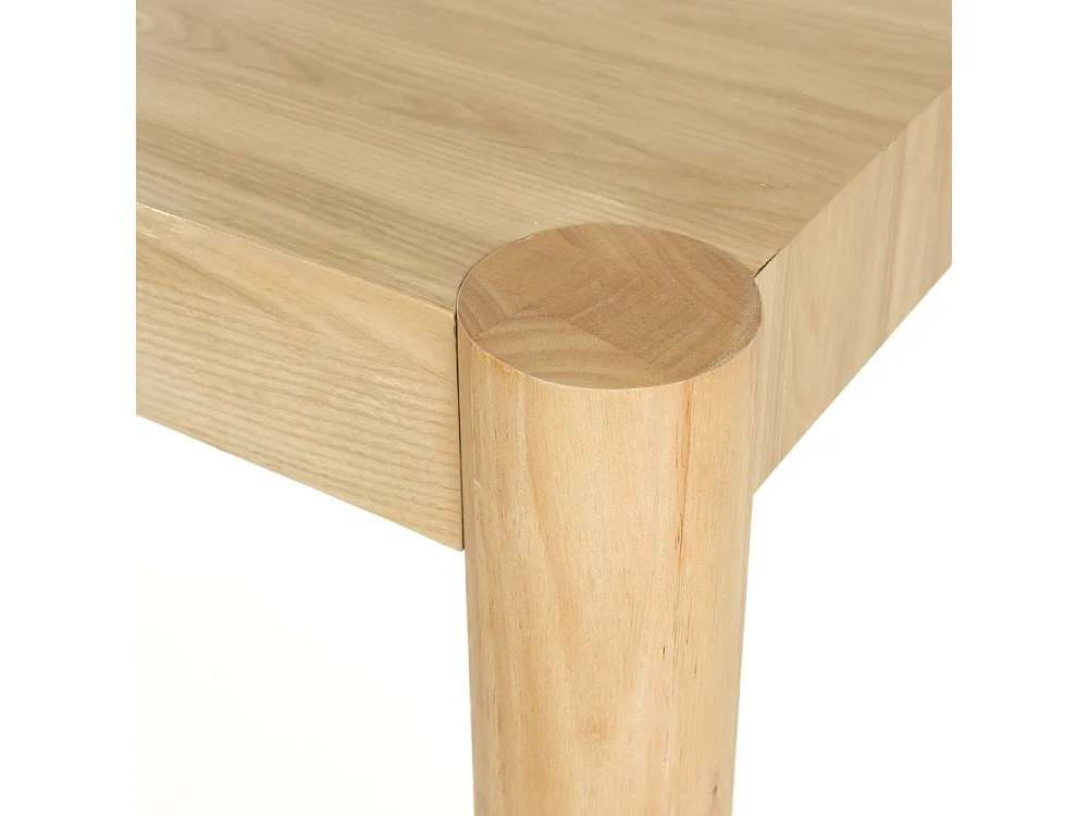 Sticks - Table à manger 10 personnes en bois - Bois clair