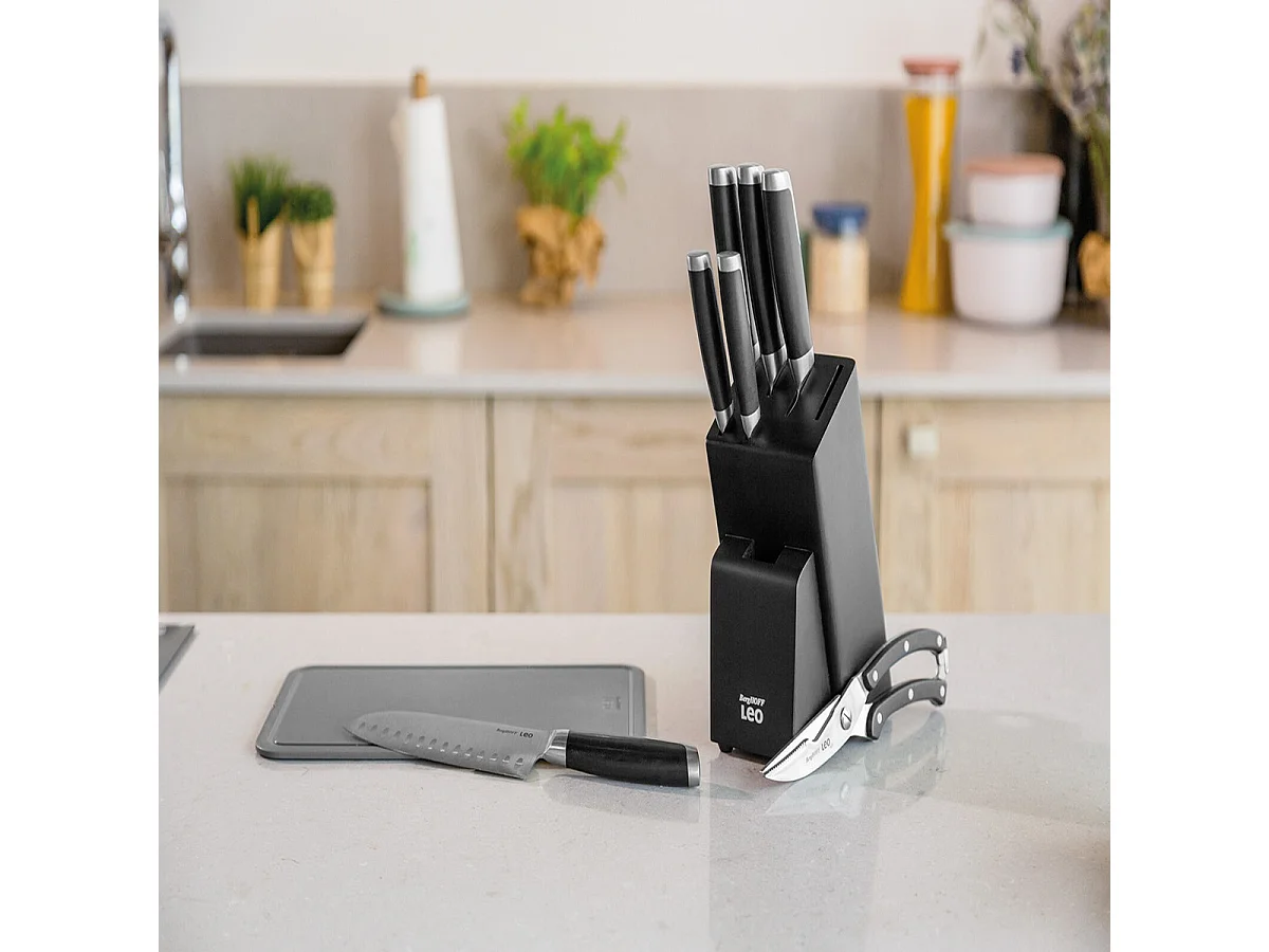 Berghoff Bloc de 5 couteaux lames inox - 3950358