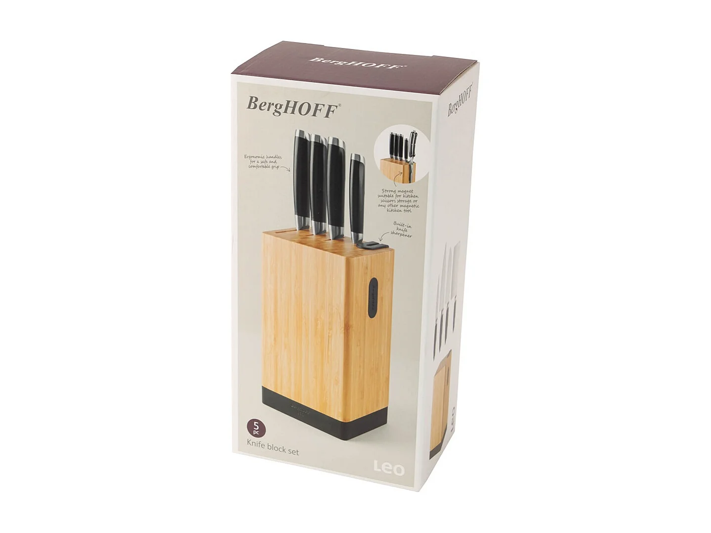 Berghoff Bloc de 4 couteaux lames inox - 3950598