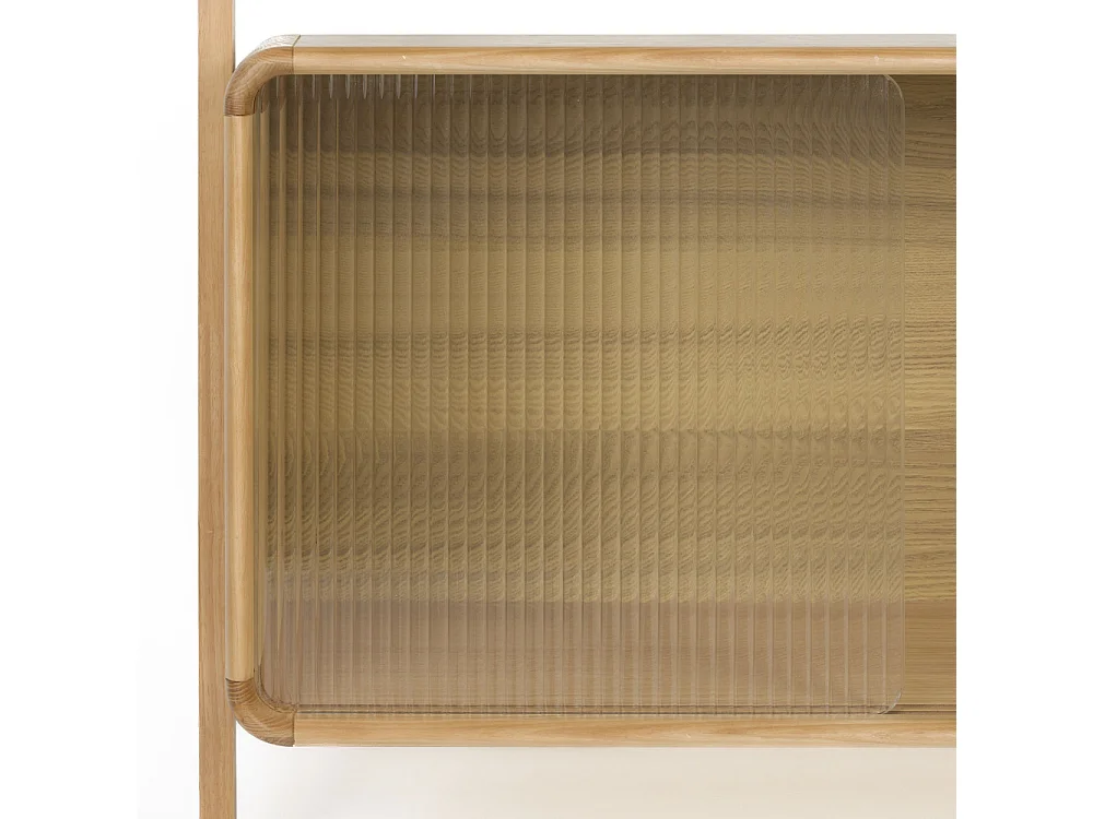 Rise - Étagère sur pieds en bois H180cm - Bois clair