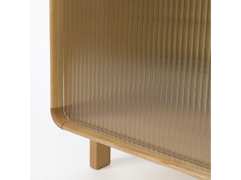 Rise - Étagère sur pieds en bois H180cm - Bois clair